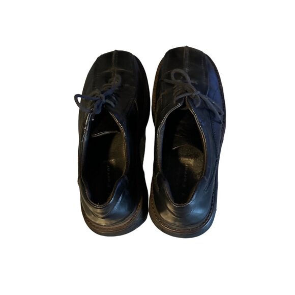 J. Ferrar black leather square toe size 12 M loafer - Picture 6 of 7